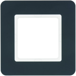 Ramka 1-krotna antracyt aksamit lakierowany Q.7 10116186