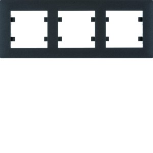 Lumina intense Ramka 3-krotna pozioma czarna WL5733