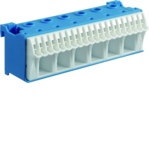 Blok samozacisków 63A QC niebieski 26 przyłączy 33x105x34mm KN26N