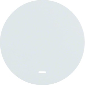 Berker R.1/R.3 Klawisz pojedynczy z soczewką do łącznika biały 16212089