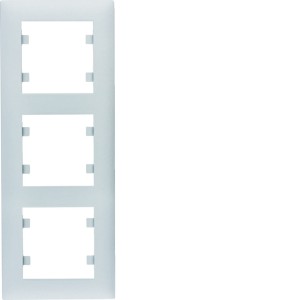 Lumina intense Ramka 3-krotna pionowa srebrna WL5632