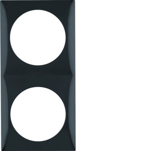 Integro Flow Ramka podwójna czarny połysk 918262510