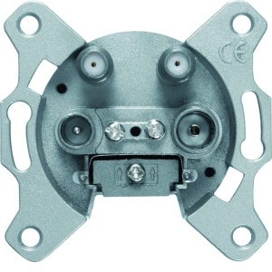 K.1/K.5 Gniazdo antenowe 4-wyjściowe nieprzelotowe mechanizm 459410