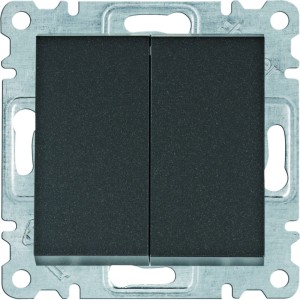 Lumina Łącznik schodowy podwójny czarny WL0053