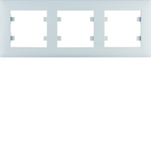 Lumina intense Ramka 3-krotna pozioma srebrna WL5732