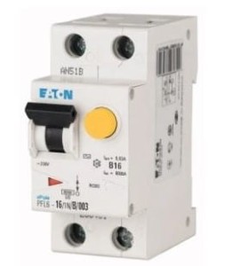 Wyłącznik różnicowo-nadprądowy 1P+N 16A 0,03A typ AC PFL6-16/1N/C/003 286467