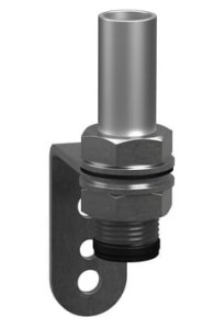 Uniwersalny element montażowy, kolumna świetlna, metalowy uchwyt L i aluminiowy maszt 100mm, Harmony XVB7, XVZ100T