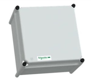 Puszka PLS boki poliestrowe pokrywa poliestrowa IP65 27x27x18cm NSYPLSP2727G