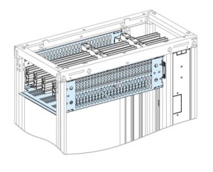 PrismaSet Przegroda szyny poziomej 4000A, szerokość 400mm LVS04964