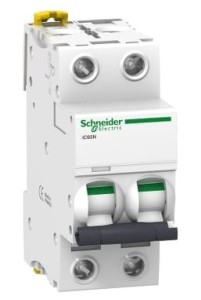 Wyłącznik nadprądowy 2P D 63A 6kA AC iC60N-D63-2 A9F05263