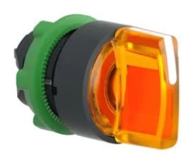 Napęd przełącznika piórkowego podśw. pamarańcz., O 22, 3 -poz., stabilna ZB5AK1353