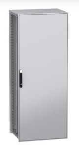 Obudowa modułowa PanelSeT SFN, stal dekarbonizowana, drzwi pełne 2000x800x600 z płytą NSYSFN20860P