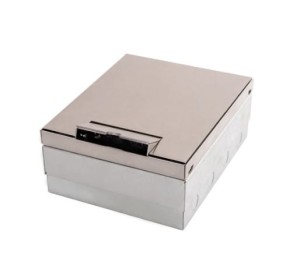 Puszka podłogowa ze stali nierdzewnej szczotkowana max 2x4 mod 95x244x198mm PP8M-B