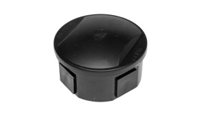 Puszka hermetyczna S-BOX 80x40, 4 dławiki, kwadratowa, odporna na UV, czarna, IP44 /S-BOX 026C/