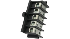 Listwa zaciskowa pięciopolowa typu Zgx 5x35mm2 czarna GEP-00171