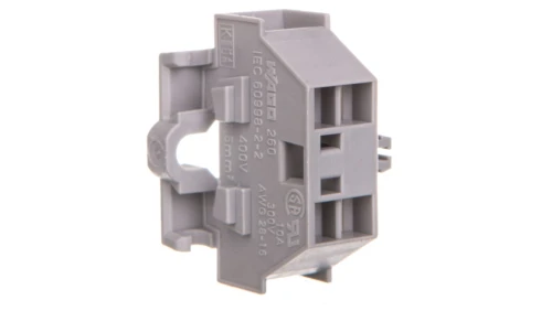 Złączka 4-przewodowa 1,5mm2 szara z mocowaniem śrubowym 260-331 /50szt./