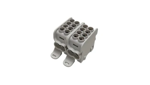 Blok dystrybucyjny - rozdzielczy HLAK25 2P szary 2xAl/Cu 25mm²+16mm² 1000VAC/1500VDC MAG2252A00