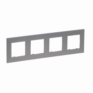 Niloe Step Ramka poczwórna 4x stalowy 863494