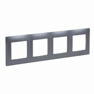 Niloe Selection Ramka poczwórna stal 762054