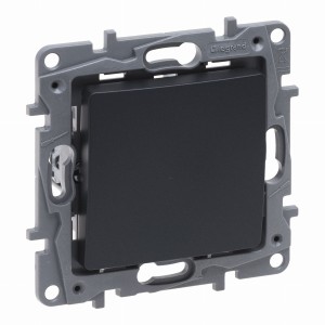 Niloe Selection Łącznik jednobiegunowy 10AX antracyt 762200