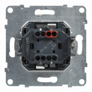 SUNO Łącznik jednobiegunowy biały 10AX 250V zaciski automatyczne 721101