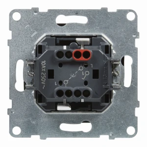 SUNO Łącznik jednobiegunowy czarny 10AX 250V zaciski automatyczne 721401