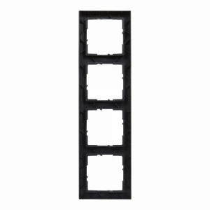 SUNO Ramka czterokrotna czarna 721524
