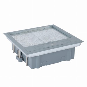 Puszka podłogowa 75mm prostokątna 12M pozioma ECO 088172