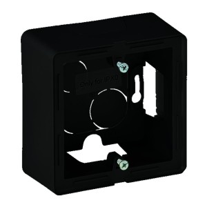 VALENA LIFE puszka natynkowa pojedyncza czarna 754066