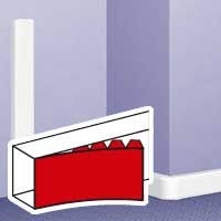 Pokrywa kanału elastyczna DLP 180 010526 /2m/