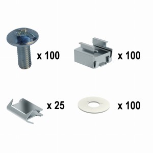 Zestaw 100 wkrętów standardowych do osłon XL3S 630/4000 339702