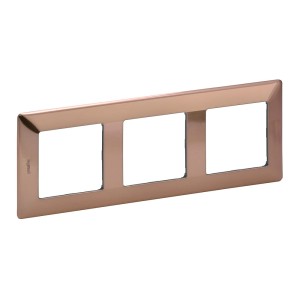 VALENA LIFE Ramka potrójna miedziana 754163