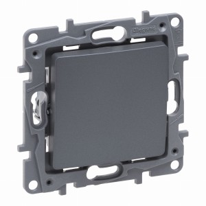 Niloe Selection Łącznik jednobiegunowy 10AX stal 762300