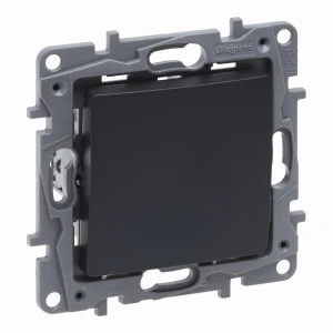 Niloe Selection Przycisk pojedynczy 6A antracyt 762207