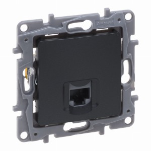 Niloe Selection Gniazdo RJ45 kat. 6 UTP antracyt 762273