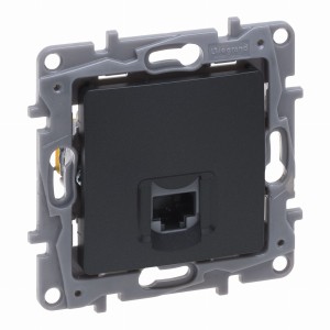 Niloe Selection Gniazdo RJ45 kat. 5 UTP antracyt 762271