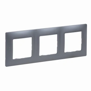 Niloe Selection Ramka potrójna stal 762053