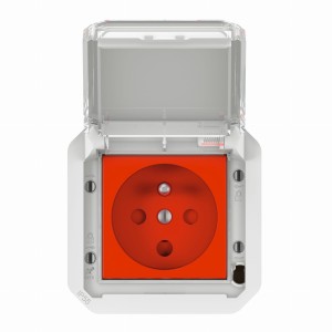 NOWE PLEXO 55 Gniazdo 2P+Z z blokadą zaciski śrubowe mechanizm 16A - 250V AC białe 069623L