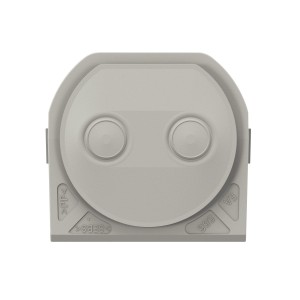 NOWE PLEXO 55 Przepust membranowy - 2 wejścia szary 069599L