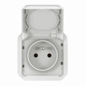 NOWE PLEXO 55 Gniazdo 2P+Z zaciski automatyczne mechanizm 16A - 250V AC białe 069621L