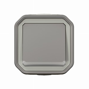 NOWE PLEXO 55 Łącznik schodowy ze wskaź. Komplet natynkowy 10 AX - 250V AC szary 069712L