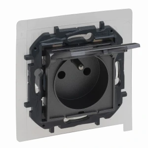 Niloe Step Gn 2p+z IP44, zaciski automatyczne, z przesłoną - kolor stalowy 863436B