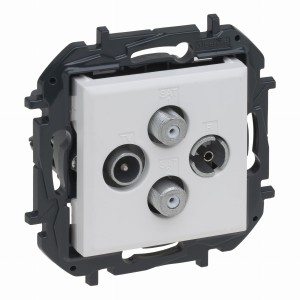 Niloe Step Gn TV-R-SAT-SAT końcowe typu gwiazda, 2 przewody, 1,5db - biały 863182B