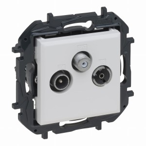 Niloe Step Gniazdo TV-R-SAT zakończeniowe, 10 db - kolor biały 863179B