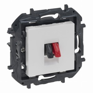 Niloe Step Gniazdo głośnikowe pojedyncze - kolor biały 863185B