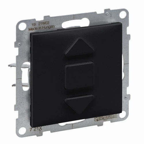 SUNO Przycisk sterowania rolet 6A czarny 721441