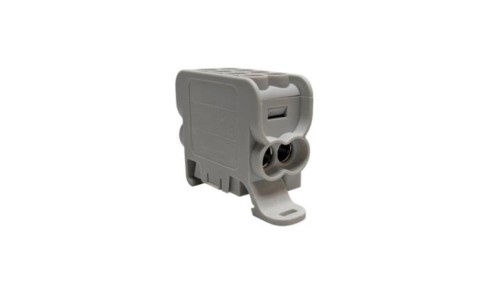 Blok dystrybucyjny - rozdzielczy HLAK25 1P szary 2xAl/Cu 25mm²+16mm² 1000VAC/1500VDC MAG1251A00