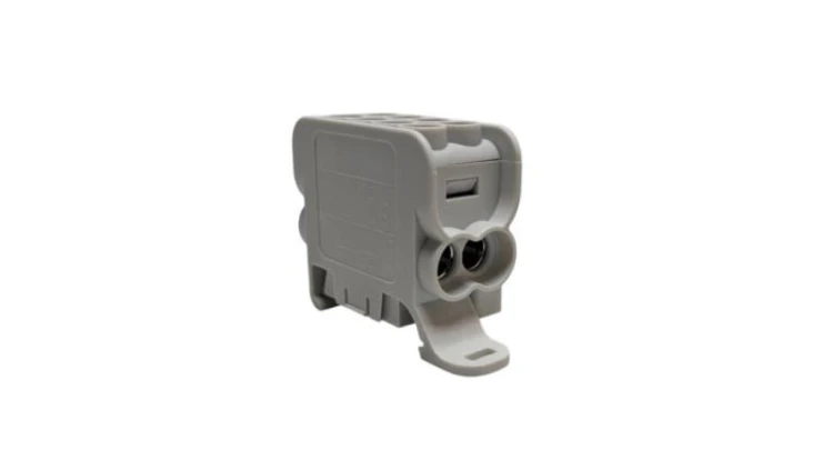 Blok dystrybucyjny - rozdzielczy HLAK25 1P szary 2xAl/Cu 25mm²+16mm² 1000VAC/1500VDC MAG1251A00