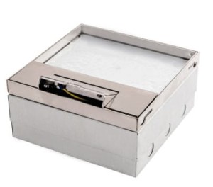 Puszka podłogowa ze stali nierdzewnej do wypełnienia max 2x3 mod 95x199x198mm PP6M-A