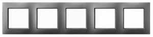 ARIA Ramka pięciokrotna szary mat R-5U/70